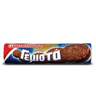 Papadopoulos Gemista Biscuits Filled with Chocolate Flavor 200g