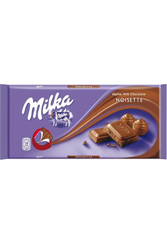 Milka Milk Chocolate Noisette, 100g