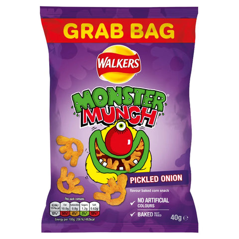 Walkers Monster Munch Pickled Onion 40g