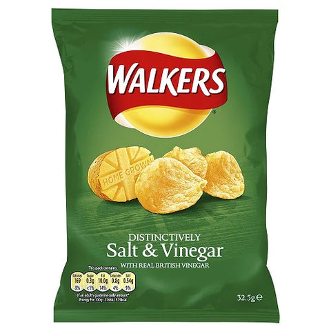 Walkers Salt & Vinegar Crisps 32.5g